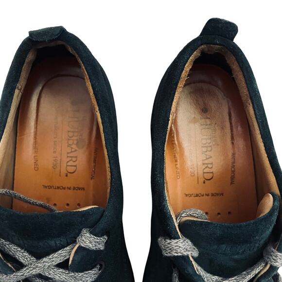 Samuel Hubbard Navy Nubuck‎ Leather Shoe Sneaker Mens US 8.5 EU 42-Hubbard Free - Picture 7 of 10